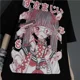 thumbnail image 2 of Camisetas góticas de Anime para mujer, camiseta de manga corta Harajuku Punk Grunge, blusas de moda, ropa de calle, camisetas gráficas, 2 of 5