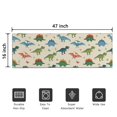 thumbnail image 5 of Beige Colorful Dinosaurs Pattern Door Rugs,Washable Non Slip Door Mats Indoor,Decorative Door Mats,Entry Mat Indoor for Entrance,Bedroom,Kitchen,Bathroom,16"x47", 5 of 6