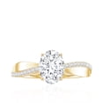 thumbnail image 4 of Certified Lab Grown Diamond 1 Carat Engagement Ring, EF-VS Quality - With Jewelry Box, 14K Yellow Gold, US 8.00, 4 of 8