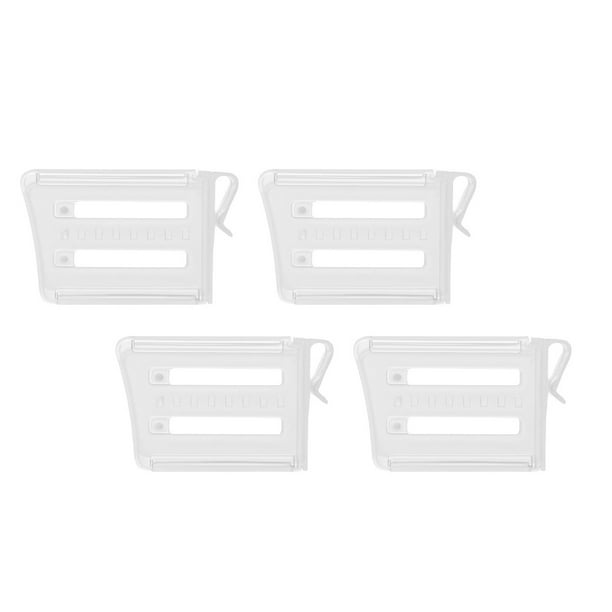 Cateissary Paquete de 4 separadores de clasificación de almacenamiento para refrigerador, separador de tablero ajustable, estante, estante, Organizadores de utensilios de cocina