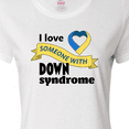 thumbnail image 4 of Inktastic I Love Someone with Down Syndrome Women's T-Shirt, 4 of 5