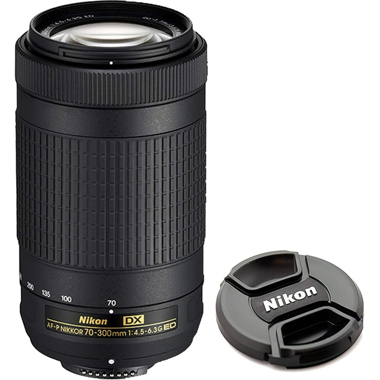 Nikon D7500 DSLR Camera with 18-140mm, 70-300mm Zoom Lenses and