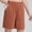 Watermelon Red, variant on NTACZA Wide Leg Women's Shorts High Waisted Burmuda Shorts Baggy Elastic Ladies Shorts L