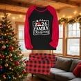 thumbnail image 2 of Lopecy-Sta Long Sleeve Pajamas for Family Plaid Graphic Christmas Pajamas Holiday Wear for Women, Home Wear for Mommy, Family Matching Sets, B, 2 of 3