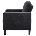 thumbnail image 5 of Bowen II Fabric Upholstered Track Arm Accent Chair Steel Grey, 5 of 11