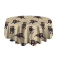 thumbnail image 5 of Cute Labrador Round Tablecloth 60"x60",Wrinkle Wipeable Table Cloth for Kitchen Dining Room Picnic Patio Party, 5 of 6