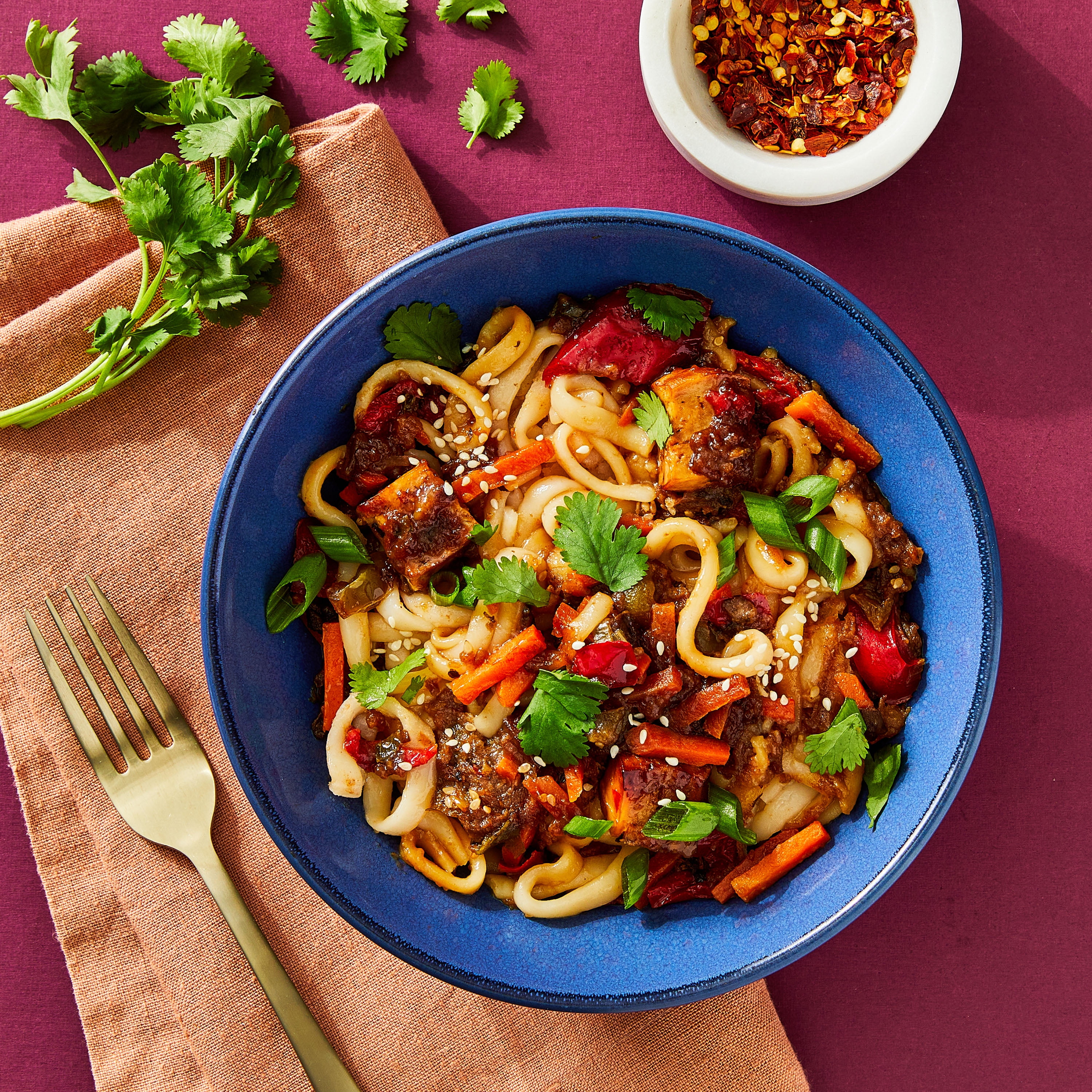 bettergoods Gluten Free Spicy Chili Noodles, 9.5 oz (Frozen)