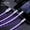 Iridescent, variant on 3 in 1 LED Fast Charging Cable, 1M 3A Fast Charge Cord with Gradient Color Light, Compatible with iPhone, Micro USB, Type C Mobile Devices