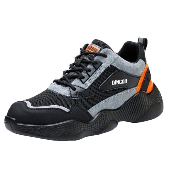 AUXDIQ Steel Toe Work Shoes for Men Women Construction Industrial Safety Sneakers