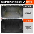 thumbnail image 3 of powoq Cargo Liner Compatible with 2017-2022 Mazda CX-5 Backrest Mat Trunk Mat Replacement for 2017-2019 2020 2021 2022 Mazda CX-5 Accessories (Fit 2017-2022 CX-5 Rear Backrest Mat+Rear Cargo Mat), 3 of 4