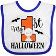 thumbnail image 3 of Inktastic First Halloween Baby Boys or Girls Baby Bib, 3 of 4