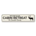 thumbnail image 2 of Cabin Retreat Novelty Decor, Metal Wall Sign - 4x18 Inches, 2 of 4