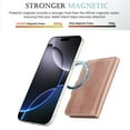 thumbnail image 4 of Allytechgroup Detachable Cards Holder Case for iPhone XS Max, RFID Blocking 2 In 1 Wallet PU Leather Case with Stand Compatible with Magsafe Shockproof Cover for iPhone XS Max, Rosegold, 4 of 7