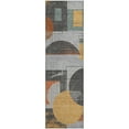 thumbnail image 2 of Addison Rugs Mayfield Premium Machine Washable Transitional Geometric Gray Runner Rug, 2'3" x 7'6", 2 of 6