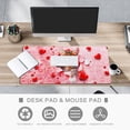 thumbnail image 6 of Large Mouse Pad, Cute Pink Desk Mat for Desktop, Women Girls Waterproof Desk Mouse Pad, Love Cat Computer PC Laptop Protector Writing Pads for School Office Home 31.5" x 15.7", 6 of 15