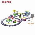 thumbnail image 1 of Rail Transport Big Size Building Blocks Creative Track Accessories Assemble Toys For Children Bricks Compatible City Train Set rail set, 1 of 6