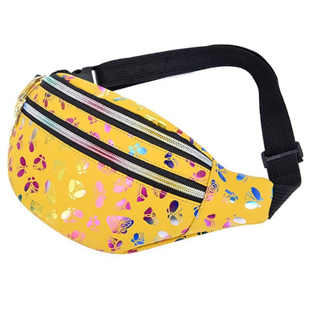 Waist Bag Women Fanny Pack Girls Bum Bag Travel Kids Belt`s BagYellow