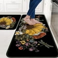 thumbnail image 2 of Sunflower Kitchen Rugs Kitchen Mats for Floor 2 Piece, Anti Fatigue Floor Mat for Kitchen, Kitchen Floor Mats for in Front of Sink and Black Kitchen Matt for Standing for Kitchen Decor 17"X30"+17"X47", 2 of 6
