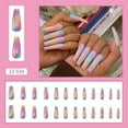 thumbnail image 2 of Women's Fashion Ballet Rainbow Fake Nail Art, 2 of 5