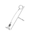 thumbnail image 2 of Raindrops 4pcs Strong Tether Wire with Ring for Bimini Tops and Boat Use, 2 of 6