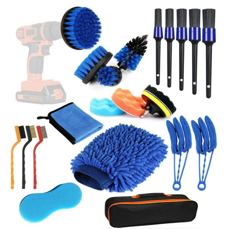 IMSHIE 22PCS Car Wash Kit Professional Auto Car Cleaning Kit Car Wash Kits  with Wire Brushes & Detailing Brushes Car Cleaning Supplies for Wheel Tire  Dashboard Air Vents newcomer 