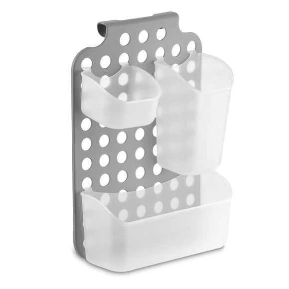 Estante decorativo para colgar, ajustable, con 3 compartimentos, sobre la puerta de la ducha