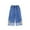 #0198-Blue, variant on Toddler Girls Bow Pearl Decor Jeans Straight Wide Leg Loose Versatile Elastic Waist Long Trousers Durable Play Pants For 1-8 Years Old