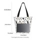 thumbnail image 3 of Fotbe whiter cute penguin Bolsa de Playa con Estampado, Bolsa de Hombro, Bolsa de Mano Espaciosa, Bolsa de Viaje Ligera, Bolsa de Compras Versátil, 3 of 6