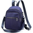 thumbnail image 2 of Mochila para mujer Bolso de hombro 2 en 1 Mochila impermeable de nailon Mochila escolar pequeña Mochila antirrobo para viajes escolares informales Senderismo Trabajo Sincero  Hogar, 2 of 5