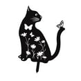 thumbnail image 4 of Estaca decorativa para jardín con forma de gato, adorno para césped, macetas, regalo, decoración de animales para exteriores Gire la cabeza 30x20 cm, 4 of 8