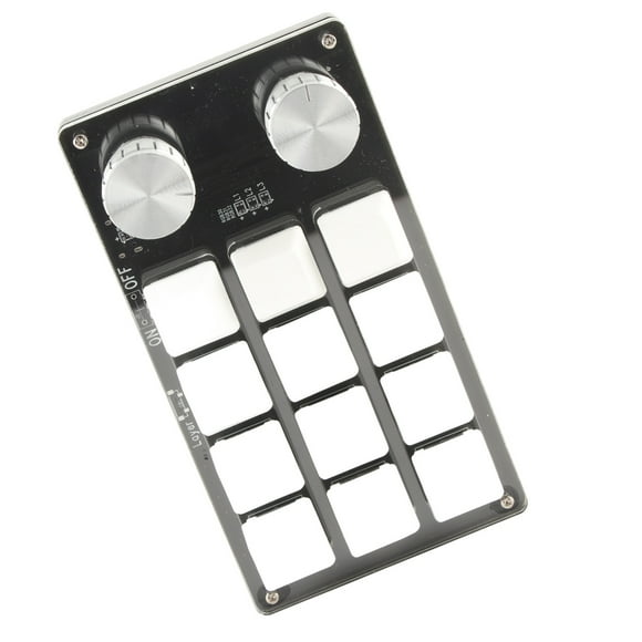 One Handed Macro Mechanical Keyboard 12 Key Multifunction Diy Programmable Keypad For Office Gaming Computer Accessories Peripherals Computer Programmable Keypad Keys