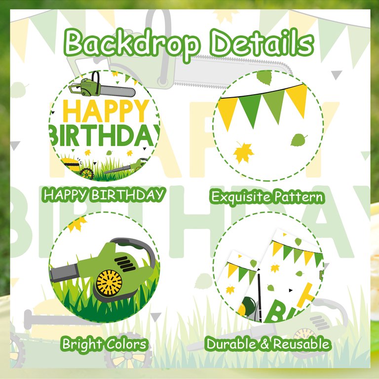 lawnmower-birthday-party-decoration-mower-background-happy-birthday-banner-green-tractor-cupcake-toppers-for-boys-farm-themed-tractor-time-party-supplies-walmart-com for Free Printable John Deere Cupcake Toppers Lawnmower Birthday party decoration mower background happy Birthday banner Green Tractor Cupcake Toppers for Boys Farm Themed Tractor Time Party Supplies - Walmart.com for Free Printable John Deere Cupcake Toppers