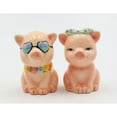 thumbnail image 4 of Hand Painted Ceramic Happy Pig Salt Pepper Shakers Set, 4 of 5