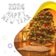 thumbnail image 3 of Bewildely Globo inodoro de feliz año nuevo para una experiencia de celebración agradable Nochevieja 2024 colgante de pared Kits de decoración para fiestas Plata, 3 of 6