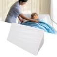 thumbnail image 1 of Loewten Ankle Support Pillow,Sponge Wedge Pillow Leg Ankle Knee Rest Elevating Position Wedges Pillow For Elders Patients (White),Wedges Back Positioning Elevation Pillow, 1 of 8