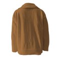 thumbnail image 5 of Trendfront Womens Solid Color Cardigan Shawl Collar Long Sleeve Button Front Ribbed Knit Casual Sweater Jacket With Pockets, 5 of 5