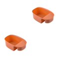 thumbnail image 2 of serony Kitchen Sinks Drain Waste Basket Baskets Storage Rack Large Capacity Strainer Gadget for Cleaning Tools Toiletries Orange 2Set, 2 of 6