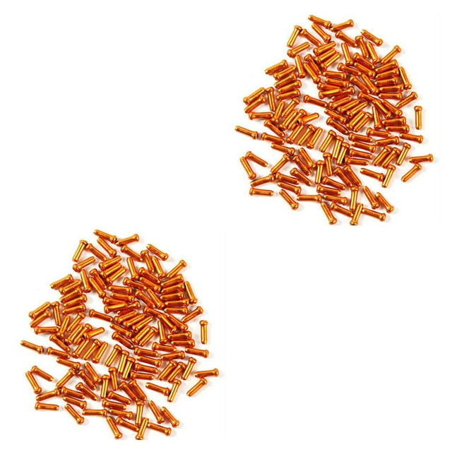Greeniant Paquete de 50 tapas traseras de cables de freno, repuesto de cubierta protectora de Cable de cambio de bicicleta , accesorios para Naranja 2Conjunto