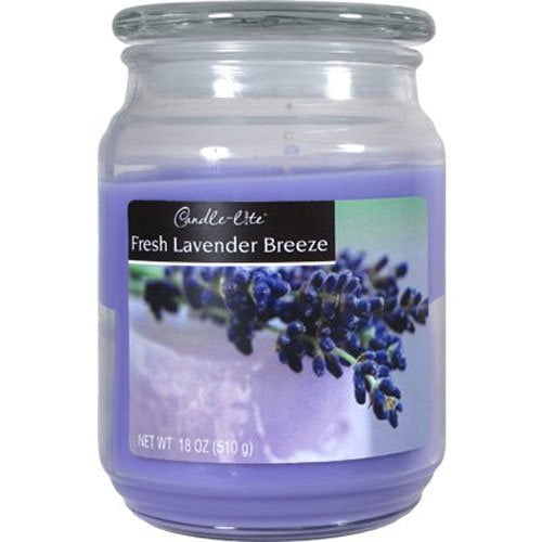 Candlelite Essentials 18Ounce Terrace Jar Candle Fresh Lavender