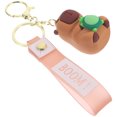 thumbnail image 3 of Llavero de carpincho, bonito llavero colgante, llavero decorativo, llavero de bolso., 3 of 5