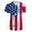 Navy(American Flag Stars Striped), variant on Iaqnaocc Patriotic Scrubs for Women 4th of July American Flag Nursing Uniform Trendy V-Neck Side Slits Scrub Tops July 4th Celebration Short Sleeve Nursing Scrubs with Pockets Red 4XL