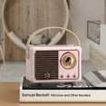thumbnail image 1 of Altavoz retro compatible con Bluetooth Tarjeta de memoria AUX Reproducción de audio Reproductor de música Universal Accesorios Electrónicos, 1 of 9