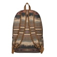 thumbnail image 3 of Unisex Print Bohemian Backpack, Boho Zipper Bag with Front Pocket, Lightweight Rucksack for School University Work Commute, Great Gift Idea, 3 of 5