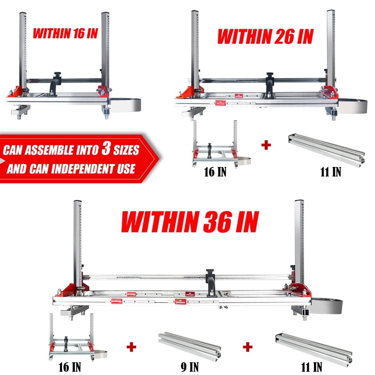 Zozen Chainsaw Mill, Portable Sawmill - Can be Assembled into 3
