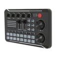 thumbnail image 1 of F998 Professional Live Sound Card, Voice Changing Noise Reduction Broadcast Sound Card, Chargeable Audio Mixer Board For Live Streaming Home KTV Karaoke, 1 of 8