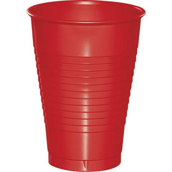 Hoffmaster Group 28103181 16 oz Plastic Cups, Classic Red - 20 per Case - Case of 12