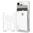 thumbnail image 1 of Tarjetero MagSafe de Spigen para iPhone y Pixel, transparente, 1 of 8