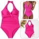 thumbnail image 5 of Bikini De Una Pieza Body de una pieza para mujer, traje de baño elástico de verano, ropa de playa (Rose Red S) Sywqhk Para Estrenar, 5 of 5
