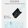 thumbnail image 5 of USB Rechargeable 9V Batteries Backup Replacement Square Battery Power Pack 650mAh Doorbell Batteries Microphone Batteries 6 packs, 5 of 7
