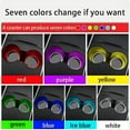 thumbnail image 3 of Zcargel 2Pcs LED Car Cup Holder Lights 7 Colors USB Rechargeable Vibration Sensor for Car Truck Vehicle Interior Decoration, 3 of 4